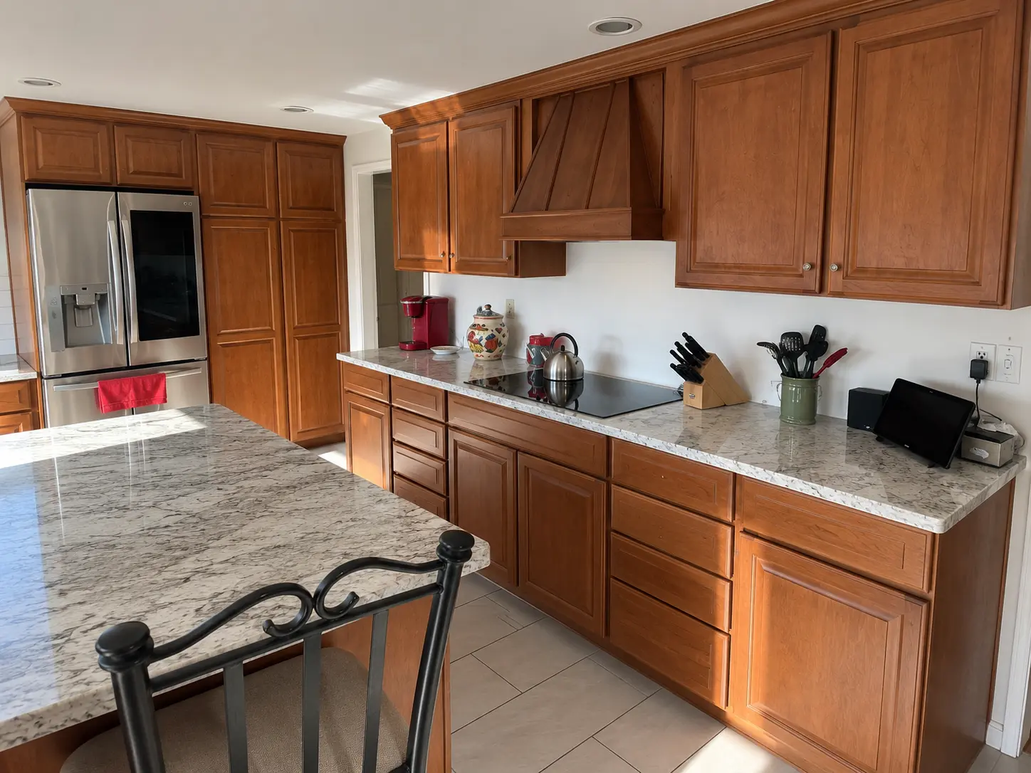 Kitchen & Island Refinish — Ambler, PA, before refinishing