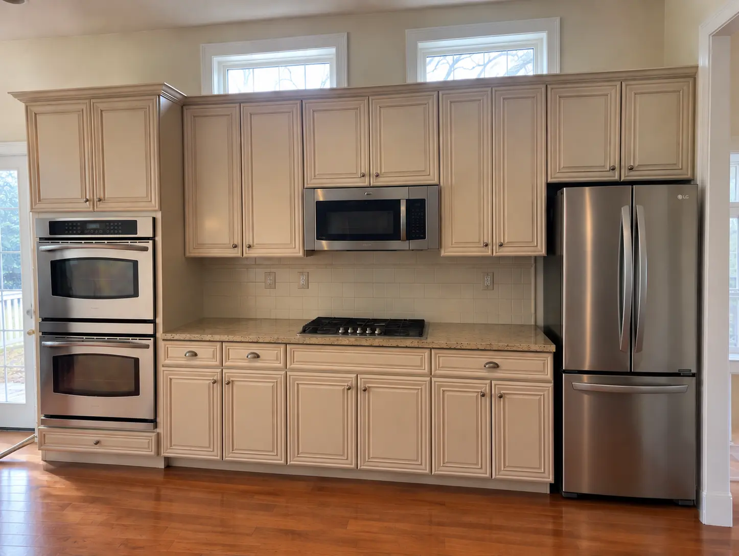 Two-Tone Kitchen Refinish — Haddonfield, NJ, before refinishing