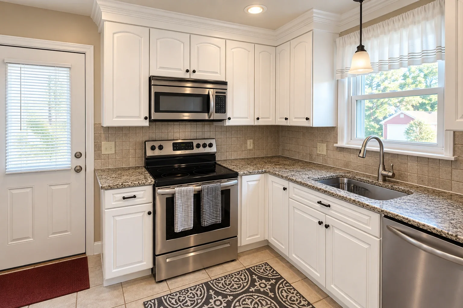 Classic Kitchen Cabinet Refresh — Collingswood, NJ, after refinishing
