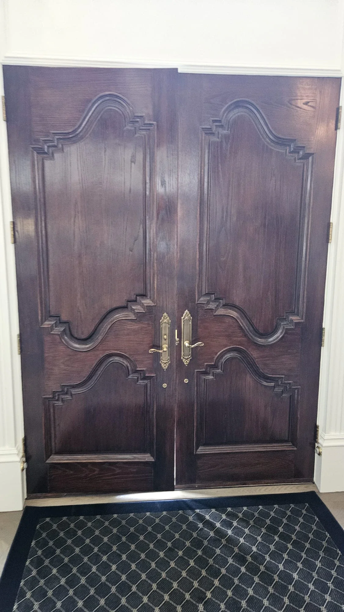 Refinished bar and front entry doors - photo 1